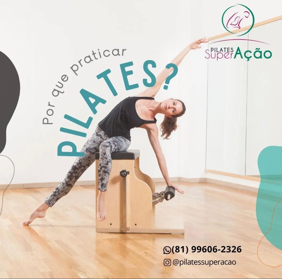 Pilates SuperAção em aula de Pilates